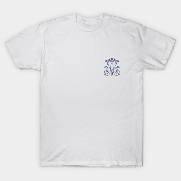 Ave Maria Monogram T-Shirt by big_owl